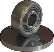 Picture of swivel flange with spherical bearing for anti-corrosive - hygienic clean cylinders