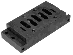 Picture of individual base VDMA 24345, form B, with bottom ports