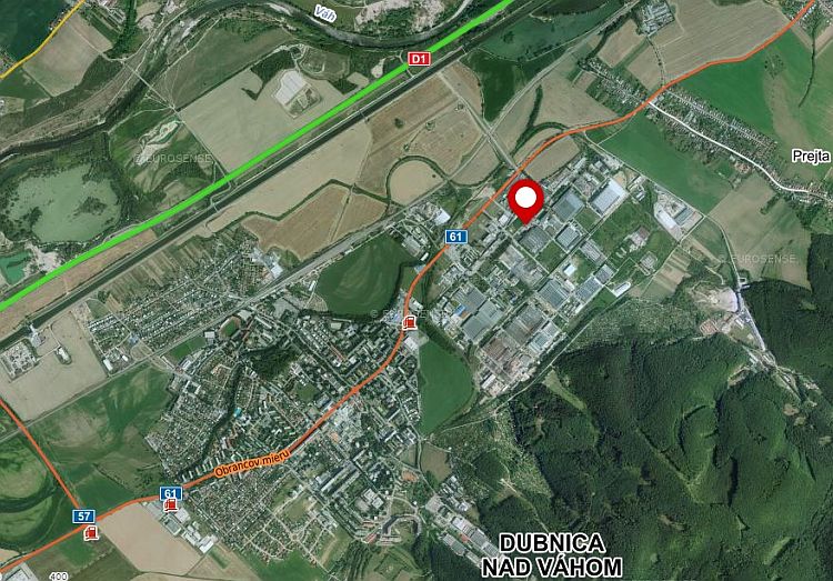 Location map of Stransky a Petrzik SK company