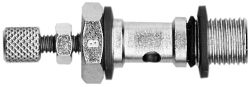Picture of screw for flow regulation, bidirectional, with control knob setting
