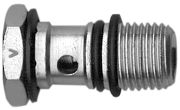 Picture of screw for flow regulation, unidirectional, for valve use, for screw driver setting