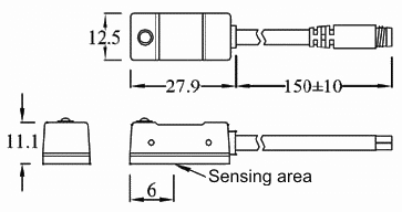 Dimensions of proximity switches series KT-21 Dimensions of proximity switches series KT-21