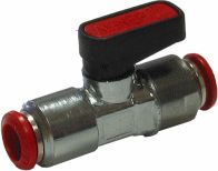 Picture of small ball valve with push-in fittings