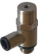 Picture of non-return valve, controlled, elbow, push-in Picture of non-return valve, controlled, elbow, push-in