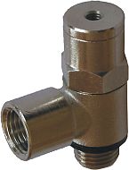 Picture of non-return valve, controlled, elbow, with internal/external threads Picture of non-return valve, controlled, elbow, with internal/external threads